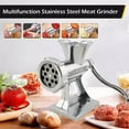 thumbnail image 2 of Heavy Duty Meat Grinder Mincer Stuffer Manual Sausage Filler Sauce Maker Machine, 2 of 11