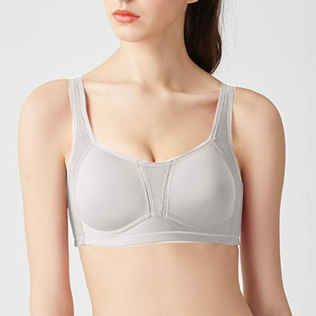 Zshosam Balconette T-Shirt Bra for Full Figures(Gray U)