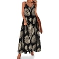 thumbnail image 1 of Vestido sin mangas con conchas marinas Prosobranchia de Ernst Haeckel, vestidos de manga larga, vestidos de verano de lujo para mujer, 1 of 7