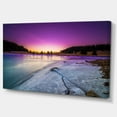 thumbnail image 2 of Sunrise over Frozen Lake - Impression sur Toile Paysage, 2 of 4