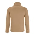 thumbnail image 4 of Breezora Men's Winter Thermal Underwear Set Thickened Padded Top and Bottom Base Layer for Cold Weather L Size Khaki, 4 of 7