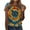 Multicolour, variant on LUOGENLI T-shirts Women's Short Sleeve Tie Dye T Shirt Animal Motif Top with Cat Cow and Giraffe Pattern Casual Loose Fit Tunic Blouse for Teen Girls M