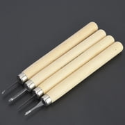 Carving Knife Set Wood Carving Knife, Carving Tools Carving Knife Wood Carving Tools Convenient for Rubber Four-Piece Set