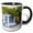 Black/White, variant on 3drose, Castelmaure Cave Cooperative, Languedoc, France - Eu09 Pka2839 - Per Karlsson, 11oz Two-tone Red Mug