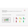 thumbnail image 3 of LED Battery Fuel Gauge Indicator, 12V 24V 48V 60V 72V IP65 Waterproof LED Battery Capacity Indicator  for Leaf Trimmer, 3 of 7