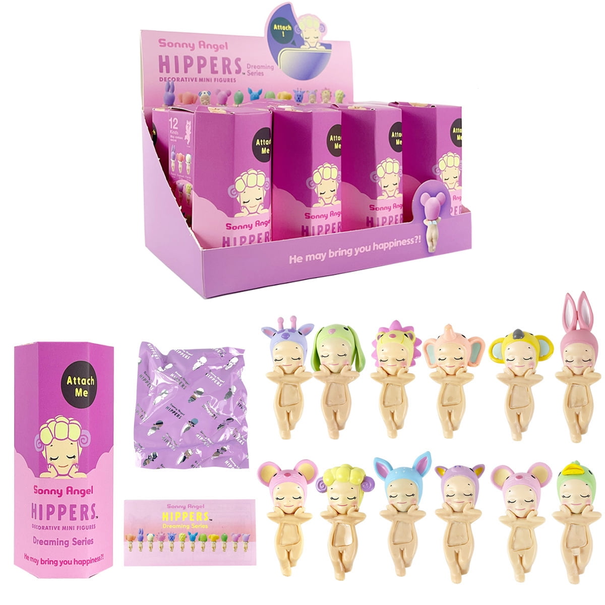 Sonny Angel Hippers Animal Blind Box Series Healing Trendy Car