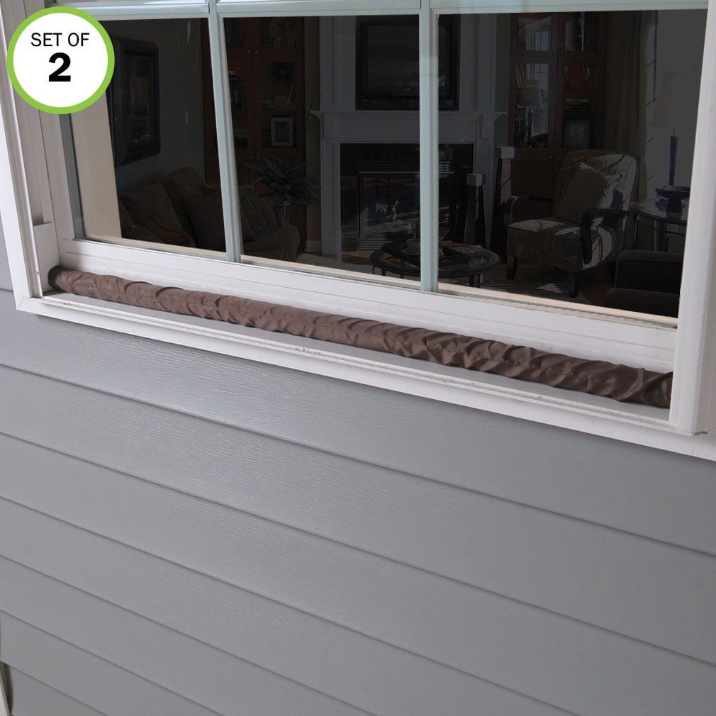 Evelots Window Draft Stopper Double Sided Draft Blocker Insulation Kit