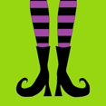 thumbnail image 2 of CafePress - Halloween Witch Feet Infant Bodysuit - Baby Light Bodysuit, Size Newborn - 24 Months, 2 of 4