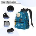 thumbnail image 5 of Easygdp Cute Colorful Owls And Trees Casual Laptop Backpack, Large Capacity Schoolpack for School, Travel, Business, 5 of 8