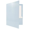 thumbnail image 3 of JAM Paper Laminated 2 Pocket Baby Blue Glossy Folders, 6/Pack, 3 of 6