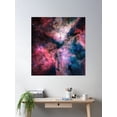 thumbnail image 2 of The Carina Nebula Poster Wall Art, Modern Wall Decor For Living Room Bedroom, 17x17 UNFRAMED, 2 of 3