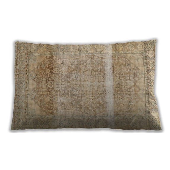Ahgly Company Outdoor Rectangular Contemporary Lumbar Throw Pillow, 13 inch by 19 inch