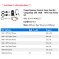 thumbnail image 2 of Power Steering Control Valve Seal Kit - Compatible with 1968 - 1971 Ford Torino GT 1969 1970, 2 of 2