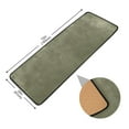thumbnail image 2 of Ryvnso Olive Green Hallway Runner Rugs Floor Carpet Non Slip Entryway Mat 2' x 6', 2 of 7