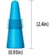 thumbnail image 2 of Paquete de 10 tapones de vino, tapón de silicona reutilizable para botellas de bebidas con tapón de corcho para mantener el vino fresco, rojo, azul, naranja, morado, negro, 2 of 5
