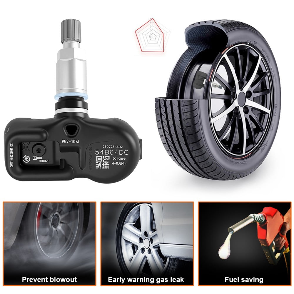TPMS Sensor 42607-33021 Compatible for Toyota Lexus Scion Pontiac, Tire Pressure Monitoring Sensors for Camry Prius Corolla rav4 Scion Yaris