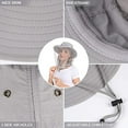thumbnail image 6 of Mosquito Net Hat, UPF 50+ Sun Protection, with Hidden Netting for Beekeeping, Hiking, Men and Women/light grey, 6 of 7