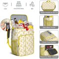 thumbnail image 4 of Cluck Chicken Pattern Insulated Backpack Cooler, Leakproof Waterproof Cooler Bag, Cute Cartoon Lunch Backpack for Students, Farmers, Camping, Beach, 4 of 6
