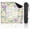 Color 4, variant on Mahjong Mat 31.5" x 31.5" Pastel Strawberry Seamless Cute Floral Elements Yellow Gingham Non-Slip Noise Reduction American Mahjong Tiles Table Cover for Dominoes Poker Card Board Games Gift