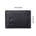 thumbnail image 4 of Leather Bat Wallet for Men Personalized Hero Mask Design Bat Card Bag Multifunction Man Bat Billfold(Black), 4 of 5