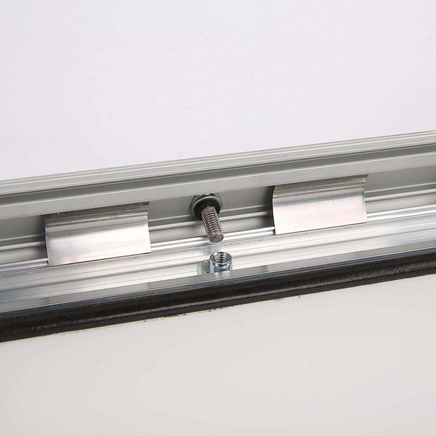 Lockable Weatherproof Snap Poster Frame 18x24 Inch Silver 1.38" Aluminum Profile Front Loading Wall Mounting