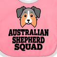 thumbnail image 4 of Inktastic Dog Australian Shepherd Squad Boys or Girls Baby Bib, 4 of 4