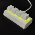 thumbnail image 1 of 4 Keys Keypad Red Switch Ctrl C V Enter for Gaming Office, White B, 1 of 5