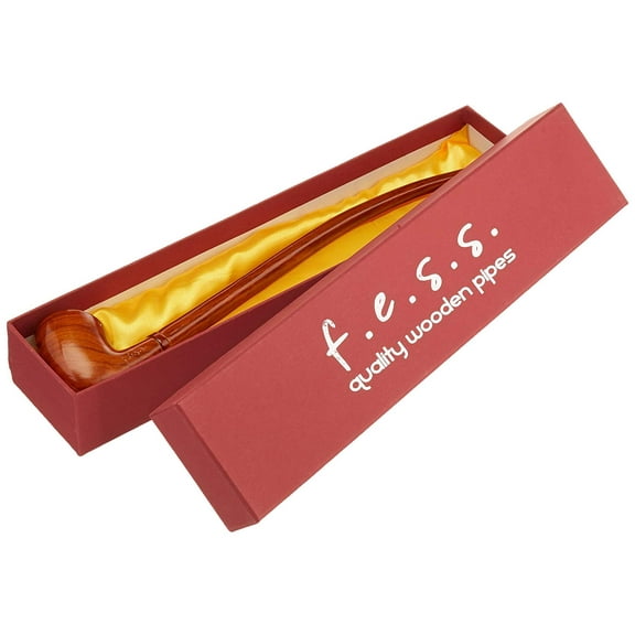 FESS Prodcuts Pipe Churchwarden Woodstock- 13" Cherrywood