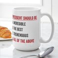 thumbnail image 6 of CafePress - The President Should Be Large Mug - 15 oz Ceramic Large White Novelty Mug, 6 of 6