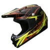Fulmer, 2503323, Youth Blitz MX Helmet - DOT Approved - Red/Black/Yellow, Medium