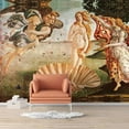thumbnail image 3 of IDEA4WALL 6pcs The Birth of Venus by Sandro Botticelli Wallpaper Removable Wall Murals for Home Decal - 100x144 inches, 3 of 5
