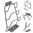 thumbnail image 1 of OULII Weights Rack Stand Multi-layered Structure Gunmetal Grey 1Pcs for Gym Use, 1 of 8