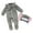 Grey, variant on Baby Girl Bubble Romper Infant Baby Boys Girls Long Sleeve Romper Cartoon Elephant Fleece Jumpsuit Romper Baby Boy Rompers Grey 6 Months-12 Months