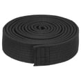 thumbnail image 1 of Uxcell Polyester Taekwondo Colored Ranking Belt For Practitioners Black 1.57"x9.2', 1 of 5