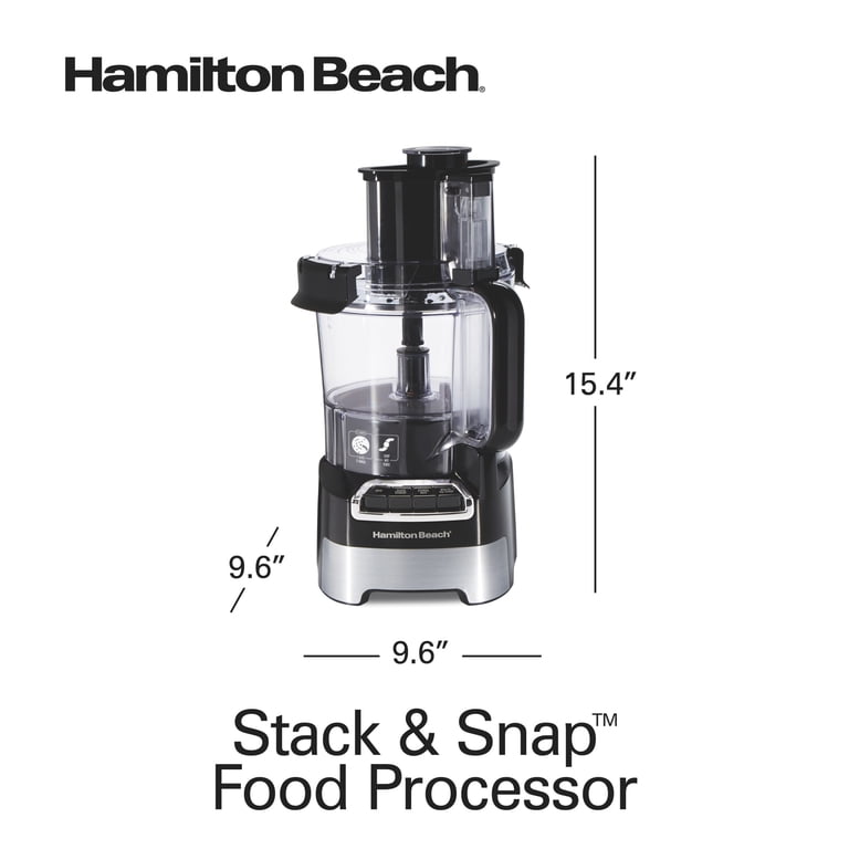 Hamilton Beach 10-Cup Food Processor with Stack & Snap photo 8