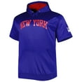 thumbnail image 2 of Men's Royal New York Rangers Big & Tall Logo Short Sleeve Hoodie, 2 of 3