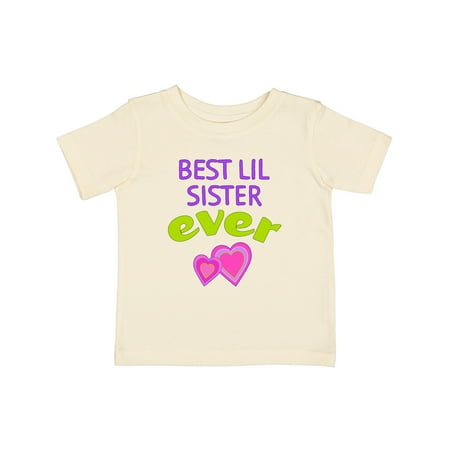 

Inktastic Best Lil Sister Ever Girls Baby T-Shirt