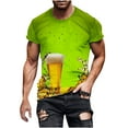 thumbnail image 1 of Cameland Nouveau T-Shirt pour Homme à la Mode 3D Imprimé Bière Non Positionné Manches Courtes Col Rond T-Shirt Haut de Sport Décontracté Blouses, 1 of 5
