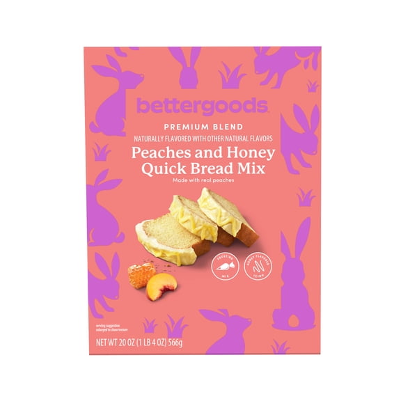 bettergoods Peaches and Honey Quick Bread Mix