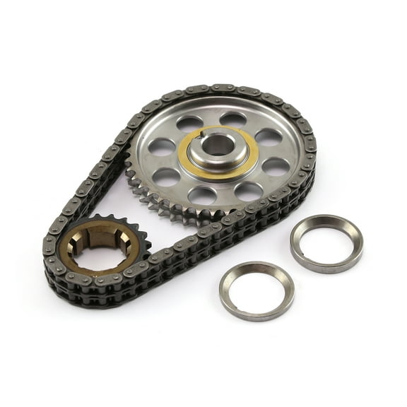 Speedmaster PCE264.1024 Compatible with Ford SB 289 302 351 Early Late Double Roller 9 Keyway Billet Steel Timing Chain