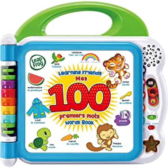 LeapFrog Livre de 100 Mots « Learning Friends » (Bilingue Anglais-Français) (Emballage Sans Frustration)