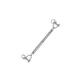 thumbnail image 1 of Youkk Tendeur de Câble en Acier Inoxydable Corps Fermé Fourche Vis Gréement Argent M5 1ensemble, 1 of 6
