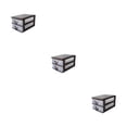 thumbnail image 4 of ziyahi Organizer Storage Drawer - plify Life With Smart Storage Solutions Multi-Layer Desktop Drawer brown two layers 3Set, 4 of 6