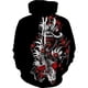thumbnail image 3 of Sudadera con capucha de anime 3D más nueva y popular, sudadera de samurái japonesa, jersey negro de moda para hombres y mujeres, ropa de otoño y primavera para hombres, 3 of 5