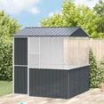 thumbnail image 1 of vidaXL Bird Cage Anthracite215x78x200 cm Galvanised Steel, 1 of 5