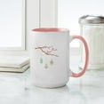 thumbnail image 4 of CafePress - Easter Egg Cherry Blossom Mugs - 15 oz Ceramic Large White Novelty Mug, 4 of 4