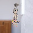 thumbnail image 2 of Miangastore Rhinestone Unicorn Key Ring Bag Hanging Pendant Decorative Key Ring Bag Decor, 2 of 8