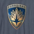 thumbnail image 2 of Boy's Guardians of the Galaxy Vol. 3 Metallic Badge  Graphic Tee Navy Blue Heather Large, 2 of 4
