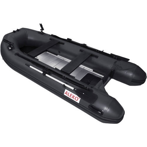 ALEKO PRO Fishing Inflatable Boat with Aluminum Floor Front Board