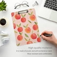 thumbnail image 5 of FMSHPON Peaches Pink Clipboard Hardboard Wood Nursing Clip Board and Pull for Standard A4 Letter 13x9 inches, 5 of 7